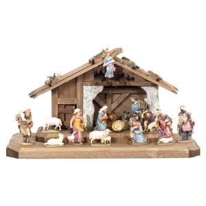 Capanna con 15 statuine