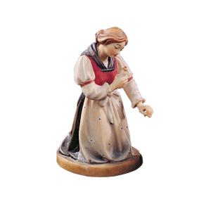 Maria con biberon