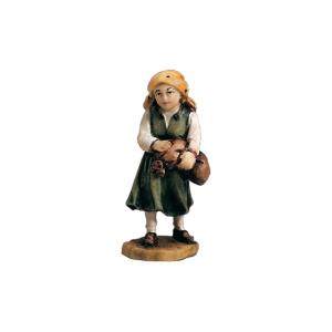 Bambina con sacco di farina