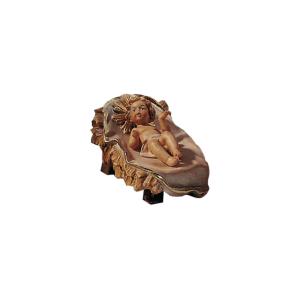 Gesu' Bambino con culla - 2 pezzi