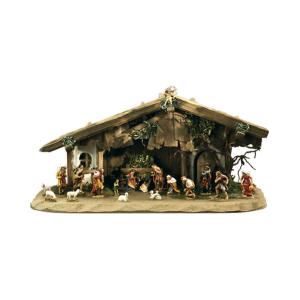 Serie presepio 22 pezzi con stalla