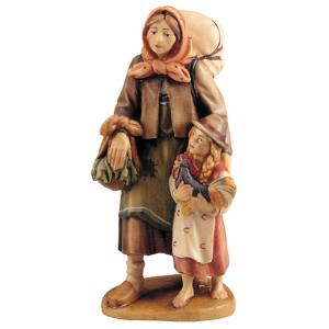 Contadina con bambina