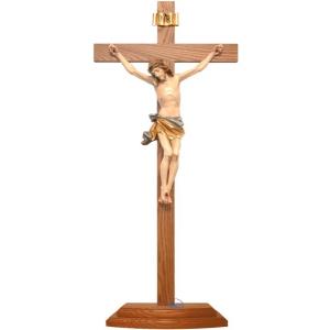 Standing crucifix - Christ's body with straight cross and base