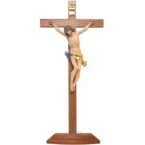 Standing crucifix - Christ's body with straight cross and base