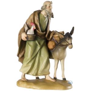 Shepherd with donkey