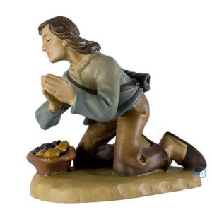 Shepherd kneeling