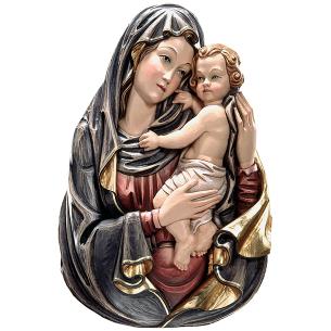 Half-length Madonna with child