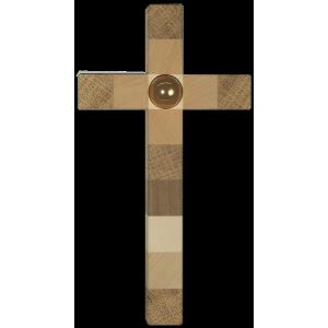 Apostles cross with brass ball