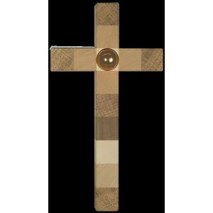 Kreuz der Apostel mit Messingkugel