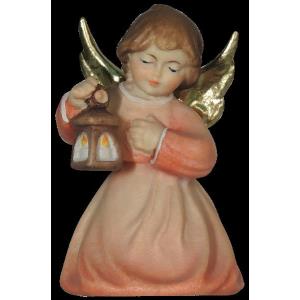 Christmas angel kneeling with latern