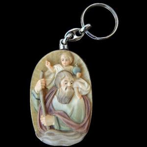 St. Christophorus with keyholder 