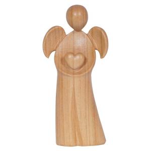 Angel Amore with heart cherrywood