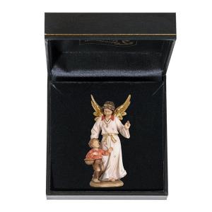 Guardian angel with boy with case