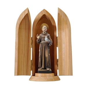 St. Francis in niche