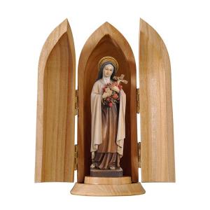 St. Theresa of Lisieux in niche