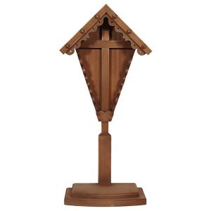 Field cross spruce dark stained