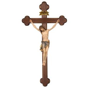 Corpus Siena-cross baroque dark stained