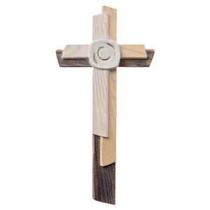 Cross of hope in maple or ash wood