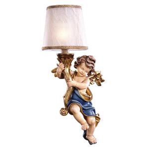 Angelo Cecilia con lampada blu