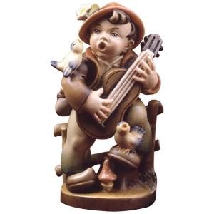 Tyrolean boy with mandolin