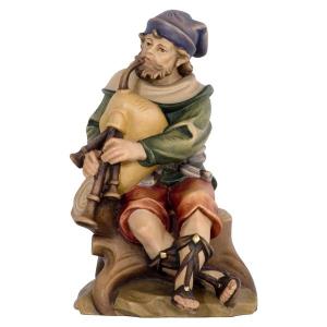 Sitting Shepherd with Bagpipes