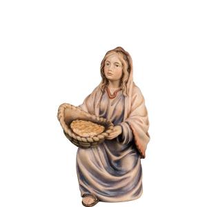 A-Donna in ginocchio con cesto