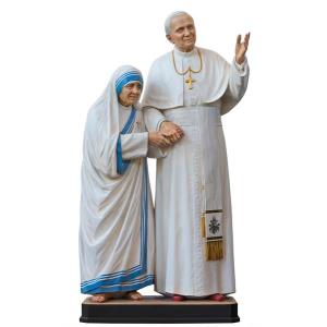 Johannes Paul II mit Mutter Theresa