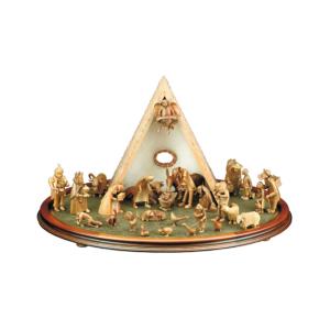 Velvety oval with stable