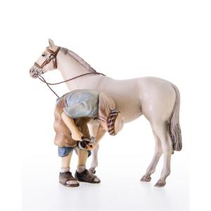 Orientalischer Schmied mit Pferd