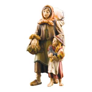 Contadina con bambina