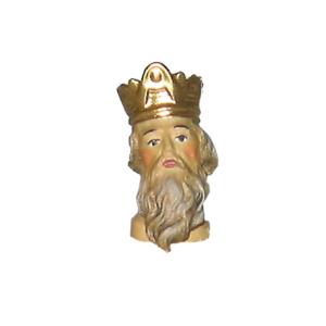 Wise Man - head with crown and beard