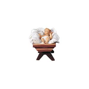 Infant Jesus with cradle - 2 pieces