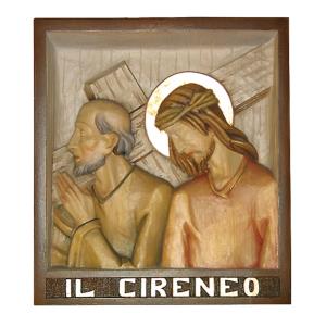 Via Crucis 14 st. 11.02x11.81 inch price per frame per sculpture