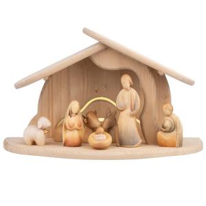 modern art nativity set 8 pieces