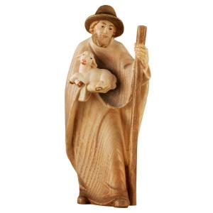 Shepherd with lamb and rod