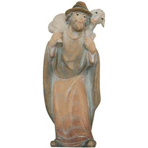 Sheppered with sheep on the shoulders