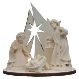 Hl. Familie Bethlehem mit Stall Morgenstern