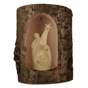 Holy Family, as whole, with Komet in a tree trunk