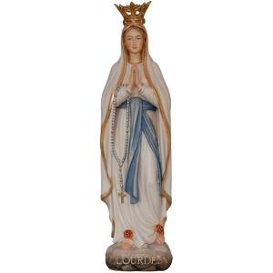 Lourdes Madonna mit Krone Statue geschnitzt