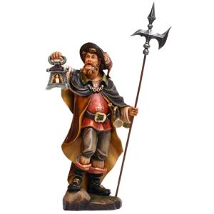 Guardia notturna con laterna in legno