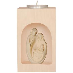 Candeliere con Sacra famiglia