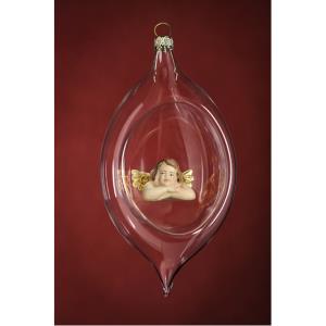 Glass ball with Raffaello angel