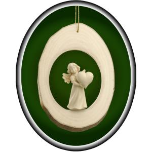 Branch disc with Mary Angel heart