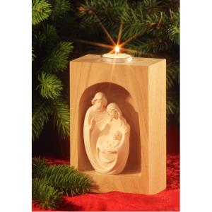 Candeliere con Sacra Famiglia