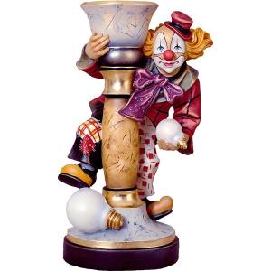Clown con cravatta senza lume