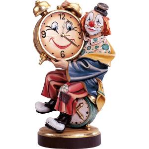 Clown with real clock