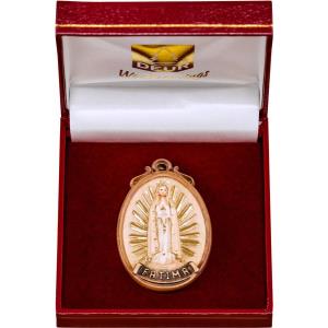 Medaillon Madonna Fátima mit Schatulle