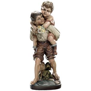 Bambini a cavalluccio