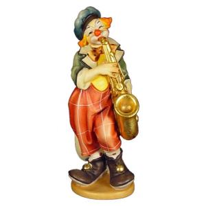 Clown mit Saxophon