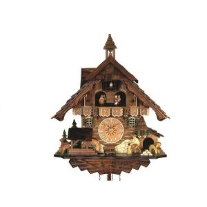 Cuckoo clock with music and dancing couple